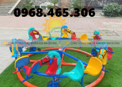 Đu quay ngựa trẻ em, thang leo xích đu trẻ em