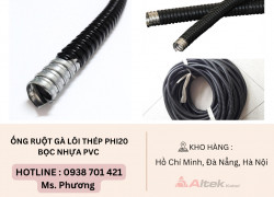 Ống ruột gà lõi thép Phi20 bọc nhựa PVC Đà Nẵng, Hà Nội, Hồ Chí Minh