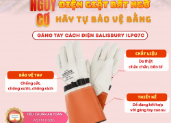 ⚡Sự cố điện giật và tầm quan trọng của găng tay cách điện!