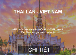 Cước Vận Chuyển Hàng Hóa Từ Thái Lan Về Việt Nam