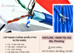 Cáp mạng chống nhiễu FTP6 Altek Kabel Đà Nẵng, Hà Nội, Hồ Chí Minh