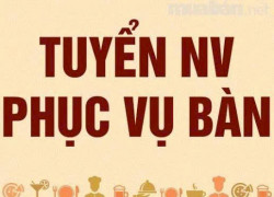 Tuyển NAM phục vụ nhà hàng tại Q1