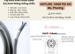 Cáp điều khiển Altek Kabel 2x1.5mm không chống nhiễu Đà Nẵng, Hồ Chí Minh, Hà Nội