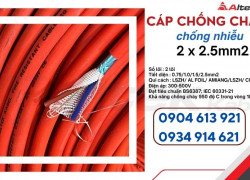 Dây tín hiệu chống nhiễu chống cháy 2x1.0 Altek Kabel chính hãng