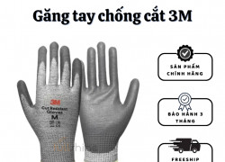 Găng tay chống cắt 3M màu xám size L