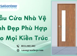 Mẫu Cửa Nhà Vệ Sinh Đẹp Phù Hợp Cho Mọi Kiến Trúc