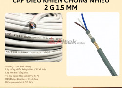 Cáp điều khiển 2x1.5 mm2 tín hiệu Altek Kabel Hà Nội, Đà Nẵng, Sài Gòn
