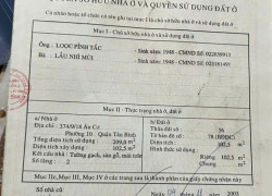 Bán nhà 1 trệt 2 lầu Hẻm 374// Âu Cơ P10 Tân Bình nhà mới siêu đẹp