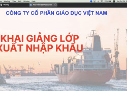 Thông báo mở lớp Xuất nhập khẩu online toàn quốc