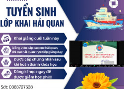 Khai Giảng Lớp Bồi Dưỡng Nghiệp Vụ Khai Hải Quan