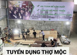 MODULE tuyển 5 phụ mộc biết lắp ráp cơ bản làm tại Nguyễn Xiển