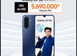 Samsung a17 5g giá rẻ máy mượt mà