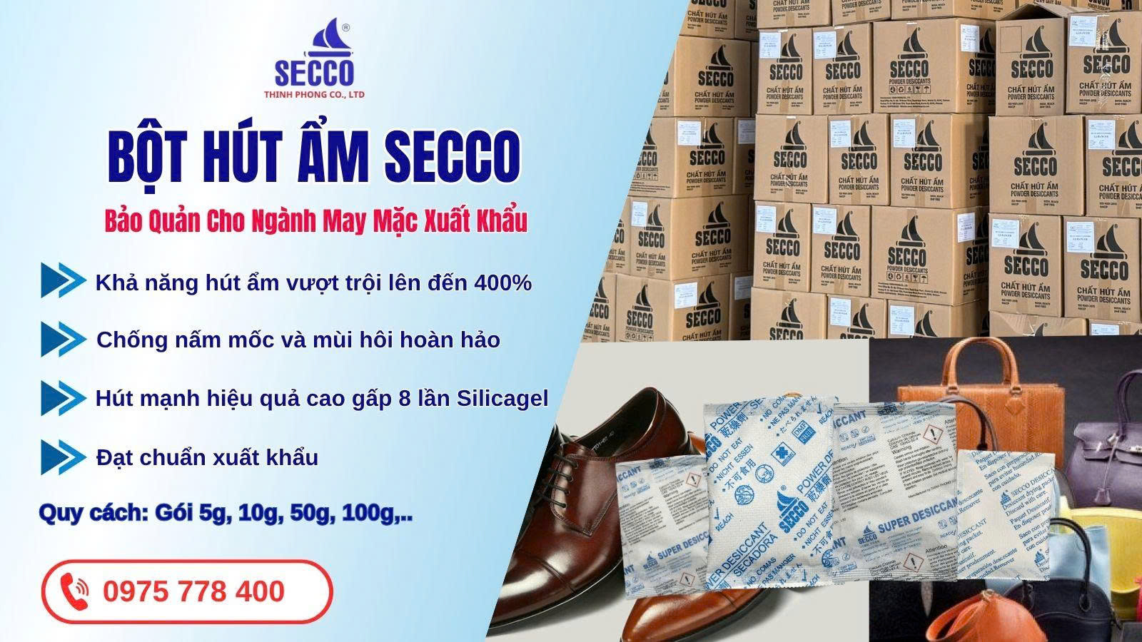 Bột hút ẩm - Chống ẩm hiệu quả