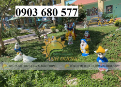 Tượng vườn cổ tích cho trường mầm non, sân chơi trẻ em