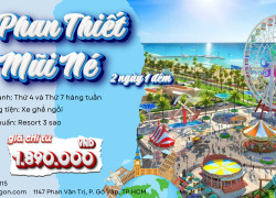 Mũi Né gọi, SGC Tourist trả lời! 🌊2N1Đ chỉ 1.890K