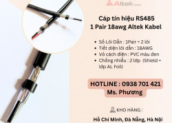 Cáp tín hiệu RS485 1 Pair 18awg Altek Kabel tại Đà Nẵng, Hà Nội, Hồ Chí Minh