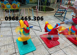 Thú nhún lò xo con ngựa con gà, con vật nhún lò xo trẻ em