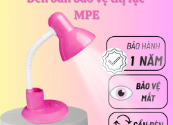 Đèn bàn bảo vệ thị lực MPE màu xanh/hồng 5W