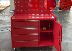 Tủ Đồ Nghề 4 Ngăn Kéo 1 Cánh Mở Có Bảng Treo