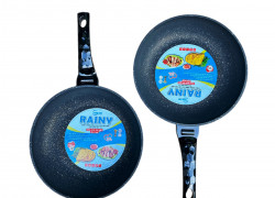 Chảo đúc chống dính Rainy 22 đáy từ Vân đá diamond RNDT22TT