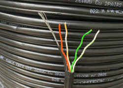 Cáp mạng liền nguồn Cat6 UTP + 2C lõi đồng liền nguồn ANCOMTECK