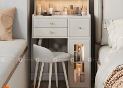 Bàn Trang Điểm Gỗ Công Nghiệp MDF Thông Minh, Tiện Lợi