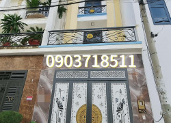 NHÀ 4 TẦNG BTCT MỚI ĐẸP 60M2, ĐƯỜNG NHỰA XE HƠI 7M. KHU PHÂN LÔ NHÀ CAO TẦNG - NGUYỄN ẢNH THỦ QUẬN 12.