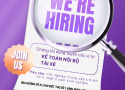 CTY MINH LOAN PHÁT TUYỂN kẾ TOÁN NỘI BỘ VÀ TÀI XẾ