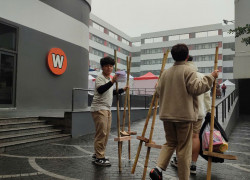 đua cà kheo , dụng cụ thi đấu cà kheo , cho thuê cà kheo ,