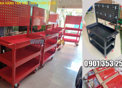 Xe đẩy, tủ treo dụng cụ 3 ngăn, 5 ngăn, 6 ngăn
