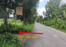 Bán đất nền Phú Tân – TP Bến Tre 300m2, giá chỉ 3.2 triệu/m2, gần chợ Tú Điền