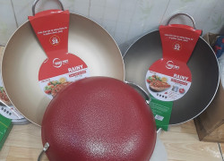 Chảo Xào ép miệng  chống dính 2 Quai  Rainy 32 RNC-32TT2Q