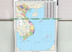 Bảng bản đồ mới Việt Nam