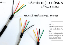 CÁP TÍN HIỆU CHỐNG NHIỄU ALTEK KABEL 4 LÕI 0.22 MM2