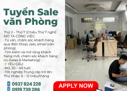 CÔNG TY TNHH SX TM HUỲNH GIA PHÁT TUYỂN DỤNG NHÂN VIÊN KINH DOANH (VĂN PHÒNG)