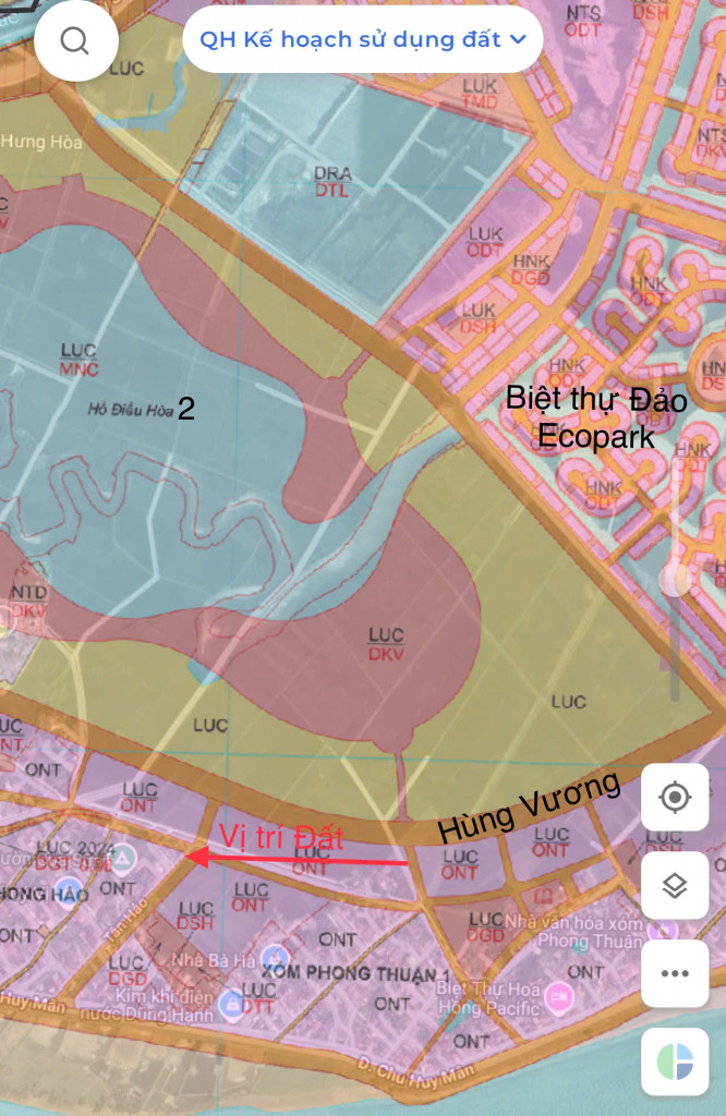 Đất Hưng Hòa đẹp mọng sát bên Hồ điều hòa 2, giá dưới 1 tỷ