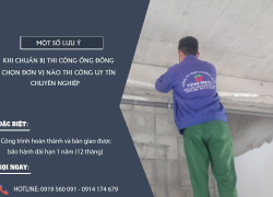 Thầu uy tín chuyên thi công ống đồng âm tường máy lạnh trọn gói uy tín