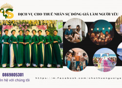 cho thuê ,người yêu, đi chơi tết 2026