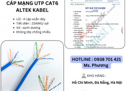 Cáp mạng UTP Cat6 Altek Kabel tại Đà Nẵng, Hà Nội, Hồ Chí Minh