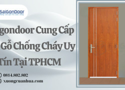 Saigondoor Cung Cấp Cửa Gỗ Chống Cháy Uy Tín Tại TPHCM