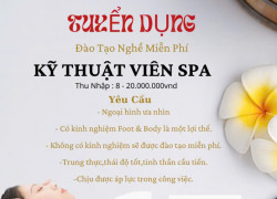 Tuyển 10 KTV SPA làm tại BIG BOSS SPA Bình Chánh