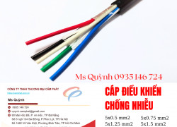 Cáp điều khiển Sangjin 5×0.5, 5×0.75, 5×1.25 Hồ Chí Minh