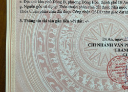 Cần bán nhà 8,2tỷ-108m2 có 5 kiot dòng tiền 12triệu tháng ngay Đông Hoà Dĩ An