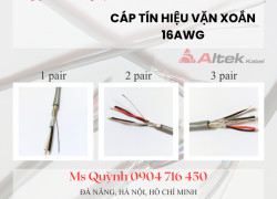 Cáp tín hiệu âm thanh 16awg Altek Kabel Đà Nẵng, Hà Nội, Sài Gòn