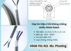 Cáp tín hiệu 2 lõi không chống nhiễu Altek Kabel tại Đà Nẵng, Hà Nội, Hồ Chí Minh
