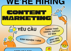 TUYỂN DỤNG CONTENT CREATOR / CONTENT MARKETING