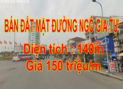 Bán nhà mặt phố Ngô Gia Tự, 150 triệu/m2, 140m2, Hải An, Hải Phòng giá rẻ