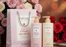 🌟 Bộ Sản Phẩm Chăm Sóc Tóc PAPOSE Professional Vitamin E & Collagen 🌟