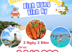 Du lịch Bình Hưng – Vĩnh Hy: Hành trình khám phá “thiên đường biển đảo” đẹp quên lối về