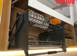 Kệ Bát Đĩa Nâng Hạ OVAL Độc Đáo, Cao Cấp, Hiện Đại TaKing, Phù Hợp Với Mọi Không Gian Hiện Đại